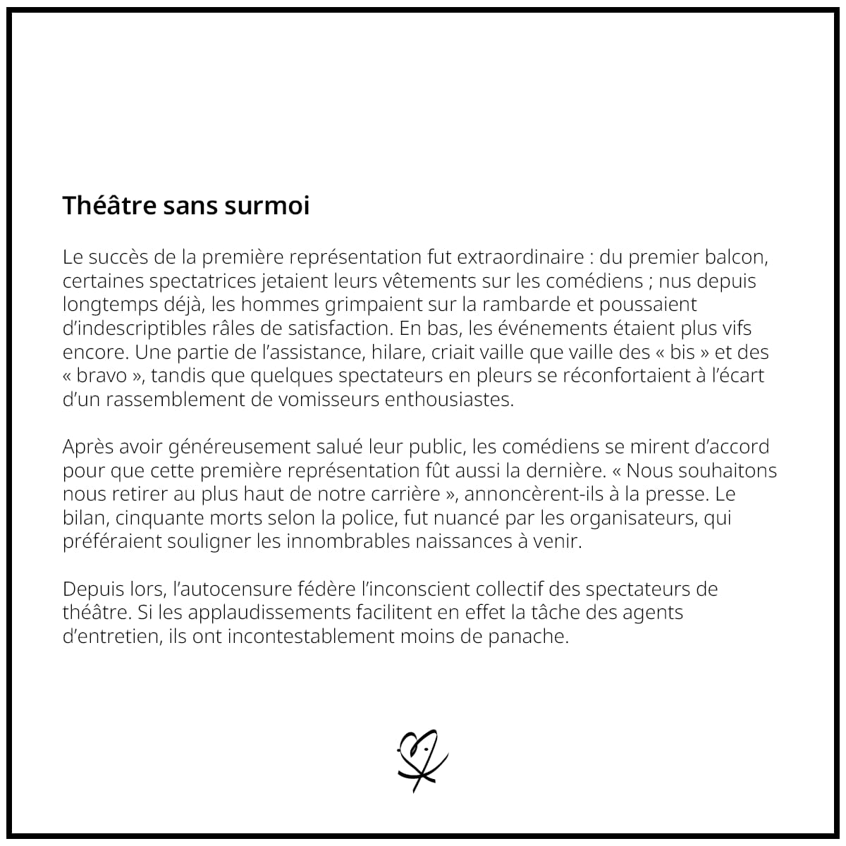 Théâtre